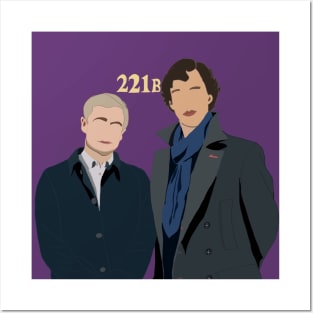 Sherlock & John Posters and Art